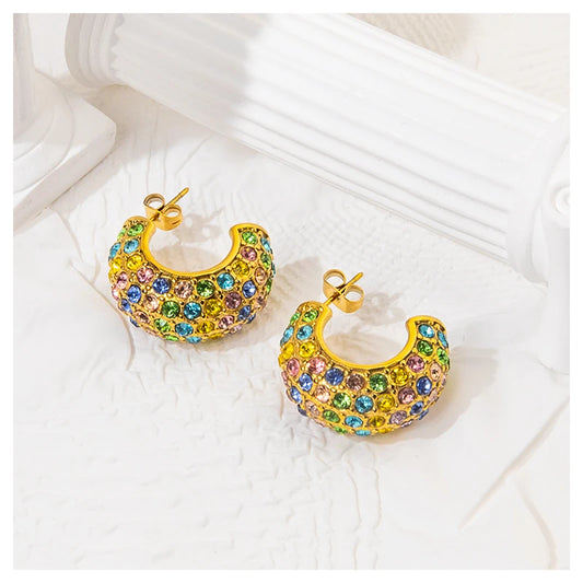 Orecchini Arcobaleno di Eleganza